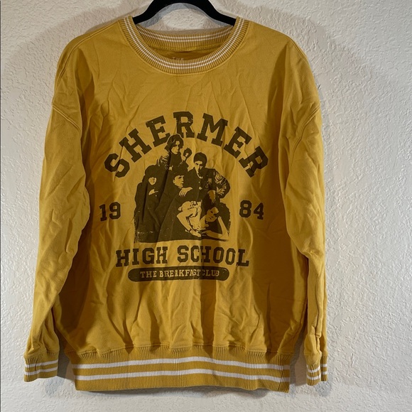 The Breakfast Club Shermer High School Varsity Long Sleeves Sweatshirt Size XL - Picture 2 of 5